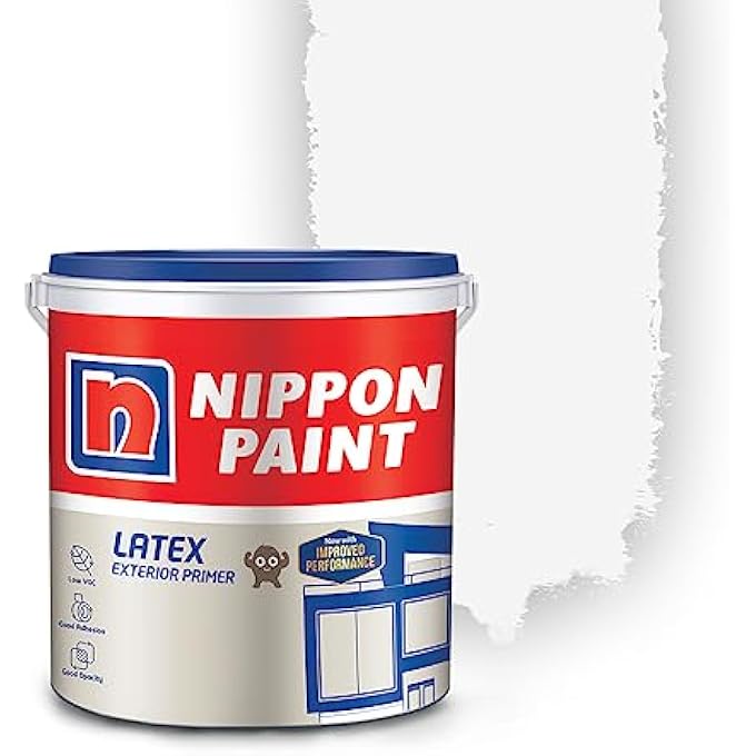 Nippon Paint ACRYLIC LATEX EXTERIOR PRIMER (4 L, WHITE) - Image 1